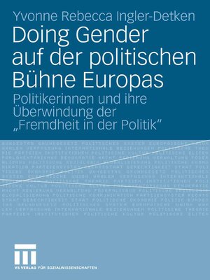 cover image of Doing Gender auf der politischen Bühne Europas